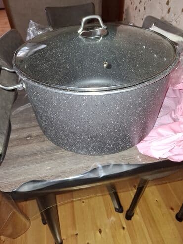 qranit: Qazan, rəng - Boz, Qranit, 34 sm, Türkiyə — 3