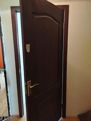 otaq qapllar: Məlumat: Taxta interyer qapıları dəsti - Material: ağac əsaslı, təbii — 2
