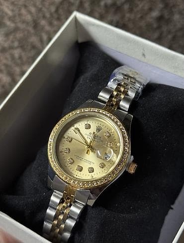 3d saatlar: Новый, Наручные часы, Rolex, цвет - Золотой — 1