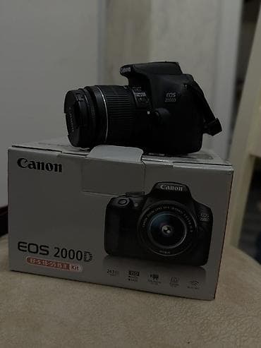 iphone 13 256gb: Canon EOS 2000D DSLR fotoaparat – EF‑S 18‑55mm IS II Kit — 3