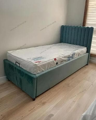 Mebel: Oğlan və qız üçün, Yeni, Çarpayı, Bazasız, Matras ilə, Siyirməsiz — 1