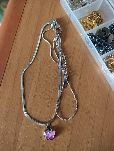 xonça desti: Türkiyədən gəlib ozəl. Bəzək aksesuarları və xırda bijuteriyalar dəsti — 3