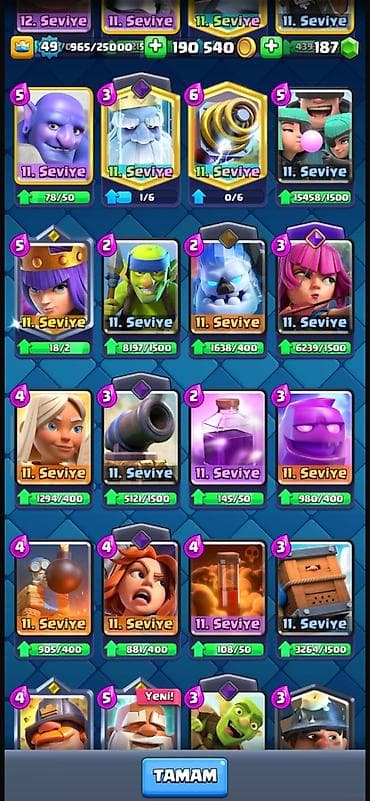 Спорт и хобби: Clash Royale hesabı – yüksək səviyyəli kolleksiya və resurslar - Kral — 5