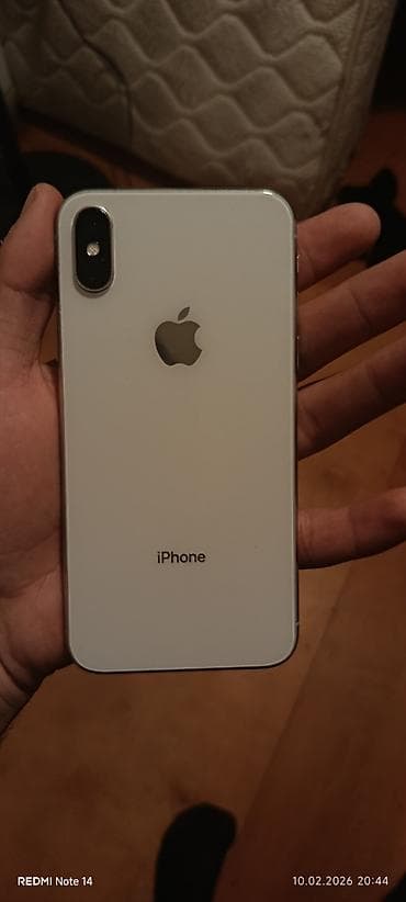 iphoe x: IPhone X, Gümüşü, Face ID — 1