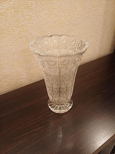 xrustal stekanlar: Kolleksiya: kəpəkli kəsim naxışlı kristal dəst - 1 ədəd hündür — 2