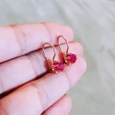 qizilin qrami qiymeti 2020: Sırğa, Sarı qızıl, 585 Əyar, 188 g — 2