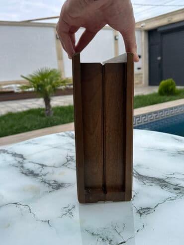 nerd taxta sekilleri: Taxta oyma naxışlı şahmat dəsti - Material: tam taxta korpus, üst — 5