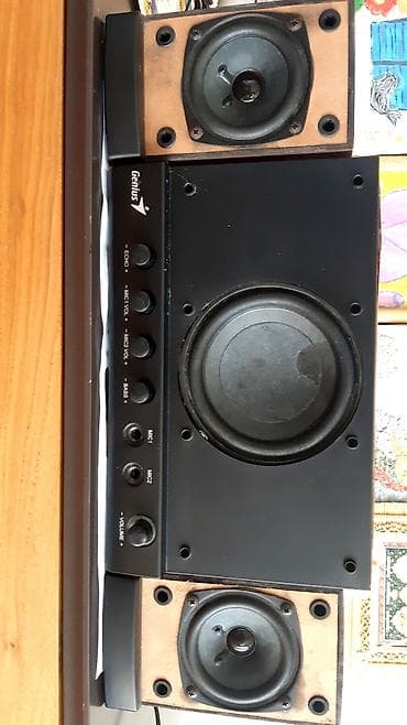 mikrofon karaoke: Dinamiklər ,GENIUS'. * Karaoke funksiyası * İki mikrofon — 3