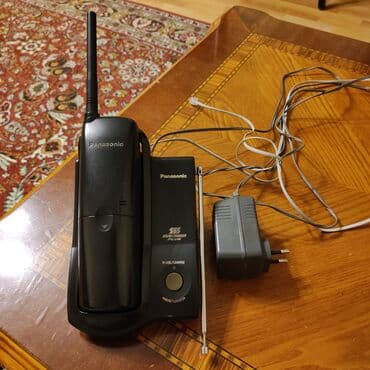 купить подержанный ноутбук: Стационарный телефон Panasonic, Беспроводной, Б/у — 1