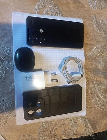 Poco X6 Pro 5G, 256 GB, rəng - Qara, Barmaq izi, Face ID — 1