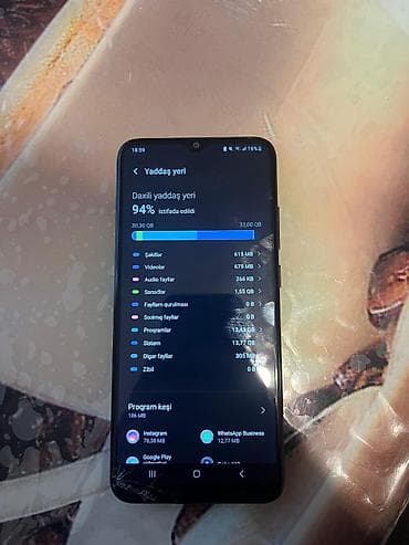 iphone 7 kreditle: Samsung Galaxy A03, 32 GB, rəng - Qara, İki sim kartlı — 1