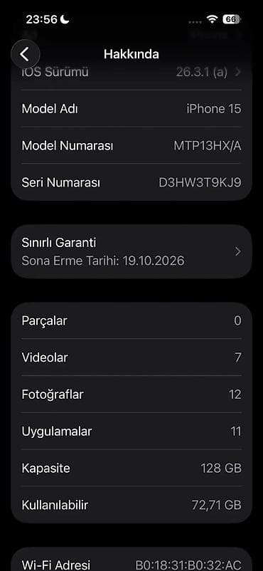 ipon 6s: IPhone 15, Çəhrayı, Face ID — 5