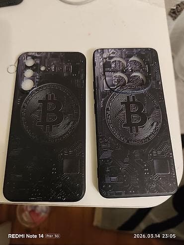 redmi note 8 pro ekran: Bitcoin temalı arxa qapaq – Redmi Note 14 Pro+ 5G üçün - Model — 1