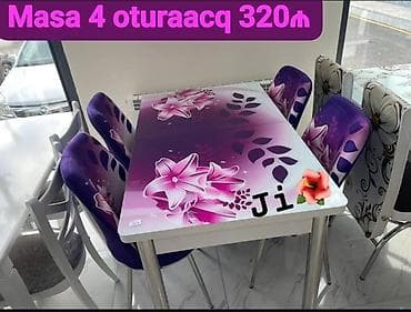 Mətbəx üçün, Yeni, 4 stul