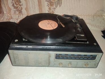 виниловый проигрыватель баку: Qramafon 17 ədəd disqi ilə birlikdə satilir — 4