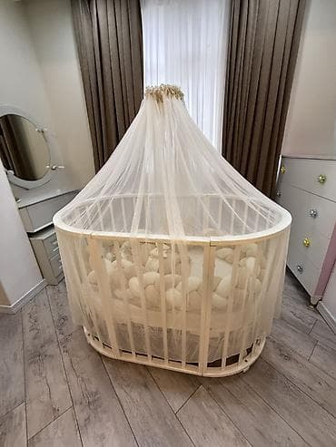 oglan sekili: Oğlan və qız üçün, Yumru, Beşik, Dəst ilə, Yellənmə mexanizmsiz — 1