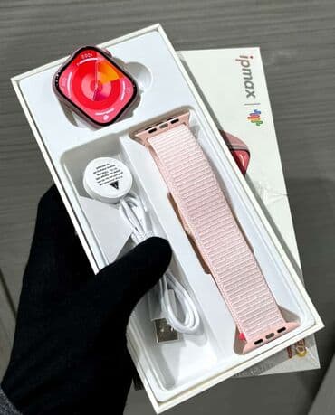 inci su: Yeni, Smart saat, Apple, Sim kart, rəng - Qara — 2