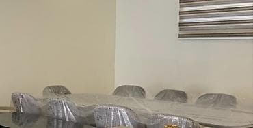 qulp: - Məhsul: Yemək otağı üçün 10 ədəd kreslo dəsti - Rəng: Boz (oturacaq — 2