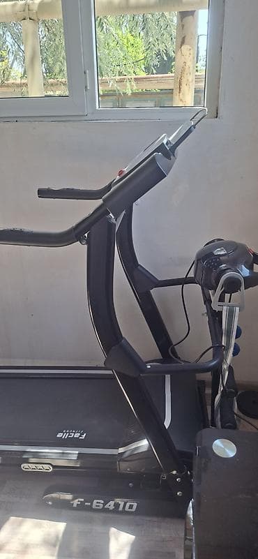 Facile Fitness F-6410 qaçış trenajoru - Elektrikli qaçış yolu, geniş — 4
