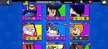 qizil dedektoru: Brawl Stars hesabı - Kupa: 20 004 - Profil səviyyəsi: 11 prestij - — 3