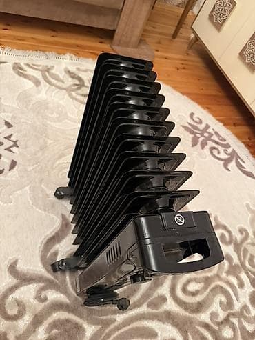 panel radiator: Hoffmann yağlı radiator – qara rəng, çoxseksiyalı dizayn — 2