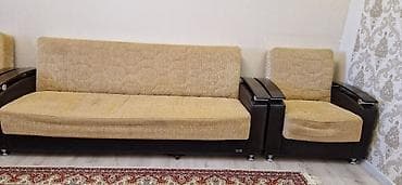 klassik divanlar: İşlənmiş, Di̇van-kravat, 2 kreslo, Bazalı, Açılan — 10