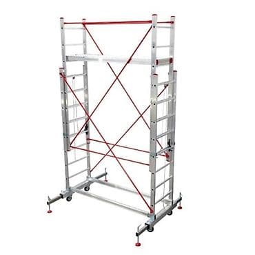 Alüminium mobil iskələ sistemi - Material: yüngül və möhkəm alüminium