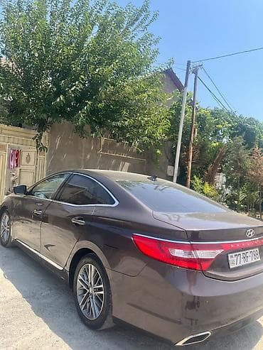 Продажа авто: Hyundai Grandeur sedan - Rəng: tünd qəhvəyi/metalik - Kuzov: 4 qapılı — 9