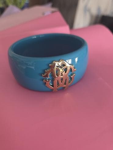 bijuteri: Roberto Cavalli. Original. Yeni - Material: parlaq, hamar — 1