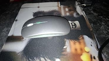 Ноутбуки: RGB işıqlı simsiz optik mouse 1 aydan çox zaryatka saxlayır. Səssiz — 6