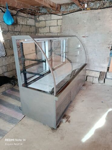 vitrin soyuducular: Vitrin Soyuducu – Aslanmakina OTD.18065.125 - Tip: Bombə şüşəli — 2