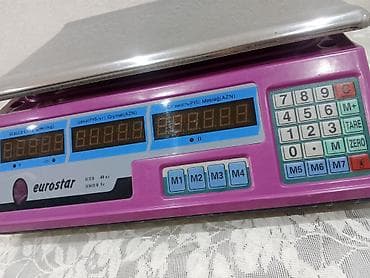 tərəzi qiyməti: Eurostar elektron tərəzi - Maksimum çəki: 40 kq (НПВ 40 кг) - — 3