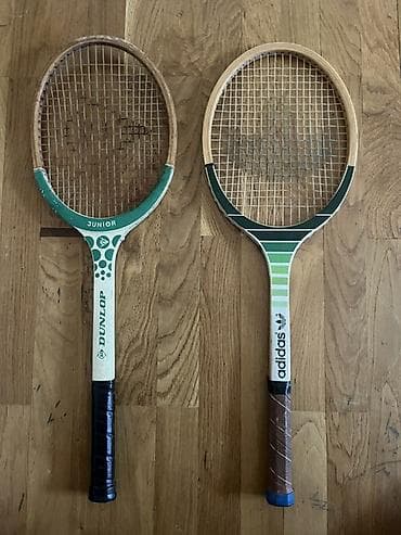 İdman və istirahət: Məhsul: Adidas Junior tennis raketi + orijinal qolçu (üzlük) və Dunlop — 2