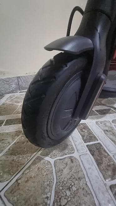 Elektrik nəqliyyatı: Elektrik skuter – qatlana bilən şəhər modeli - Rəng: qara, yığcam — 4