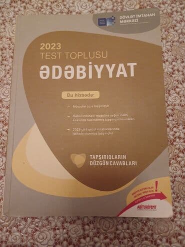ədəbiyyat test toplusu pdf yukle: Məhsul: “Ədəbiyyat – 2023 Test Toplusu” (Dövlət İmtahan Mərkəzi) — 1