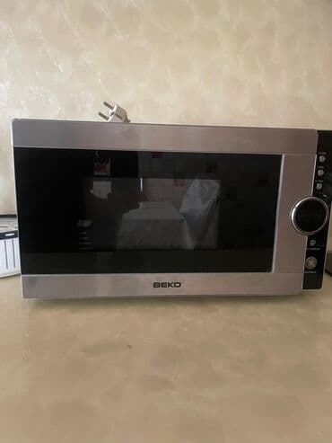 Mikrodalğalı soba Beko, Ayrıca dayanan, Mikrodalğalar ilə, rəng - Qara, İşlənmiş