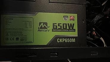 Mercury CKP650M 650W Switching Power Supply - Güc: 650W - Model