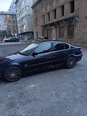 bbs diskler: BMW 3 Series E46 sedan - Kuzov: sedan, qara rəng - Nömrə: 99-FT-130 — 7