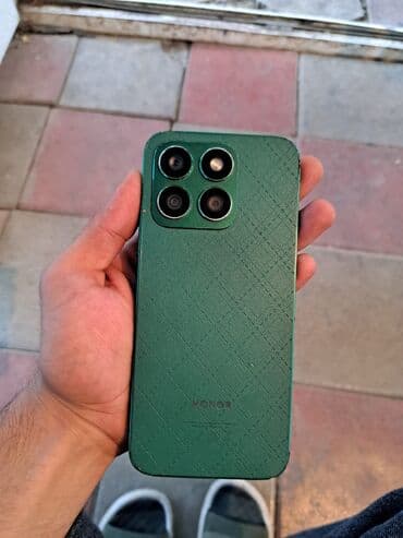samsunq soyuduculari qiymetleri: Honor X8b, 256 ГБ, цвет - Зеленый, Отпечаток пальца — 5