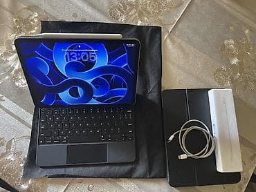 Ноутбуки: IPad Pro 11” M2 128GB + Magic Keyboard + Apple Pencil (SIM kartlı) — 1