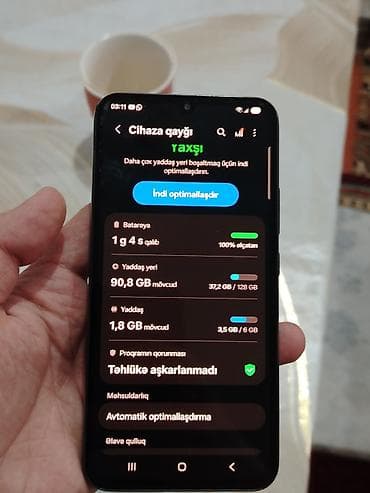 samsunq telefon: Samsung Galaxy A34 5G, 128 GB, rəng - Qara, İki sim kartlı — 2