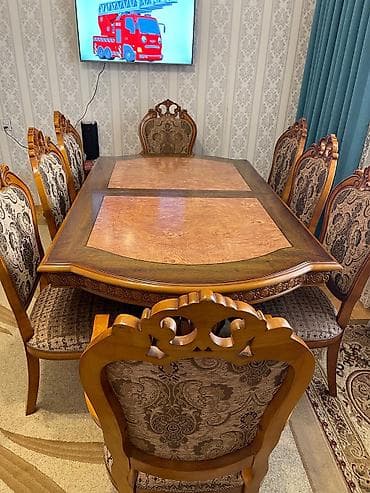 usdular: Malaziya istehsalı Masa dəsti satılır 690₼. 8 oturcağı var.Ünvan — 1