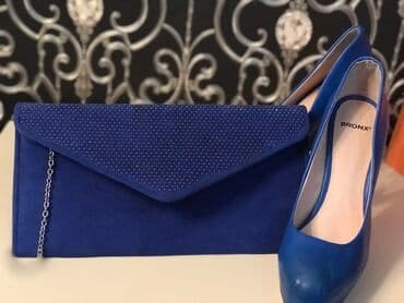 женские толстовки на молниями: Туфли, Размер: 39, цвет - Синий, Новый — 3