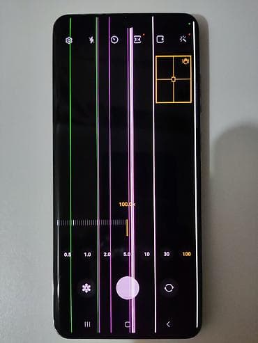 Samsung Galaxy S20 Ultra, 128 GB, rəng - Boz, Qırıq, Sensor, Barmaq izi — 6