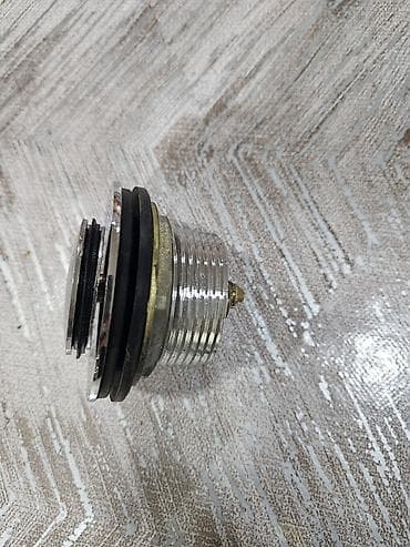 Потолок: Metal klik-klak lavabo tıxac/çirkab örtüyü - Material: xrom rəngli — 3