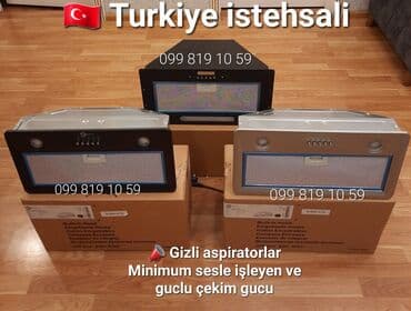 hava cəkən: Aspirator rəng - Boz, Yeni — 1