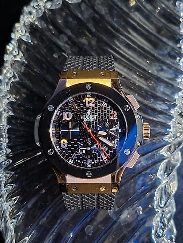 rus saatlari: Qol saatı, Hublot, rəng - Qızılı — 3