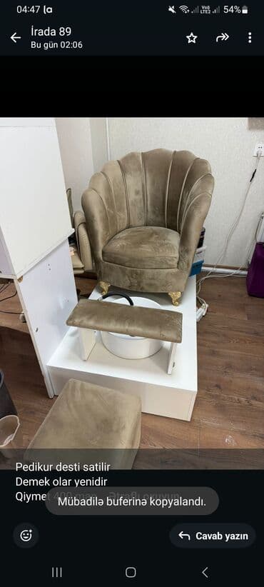 alcipan qiymeti 2022: Pedikur desti satilir Demek olar yenidir Qiymet 400 man Alinib 550 — 1