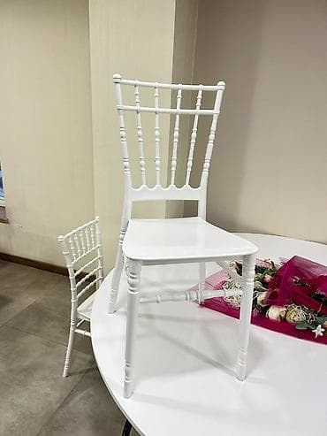 oturacaglar: Qonaq otağı üçün, Qatlanmayan, rəng - Ağ Stul — 8