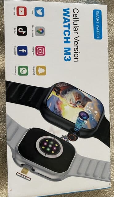 360 kamera qiymeti: Yeni, Smart saat, Sim kart, rəng - Qara — 1